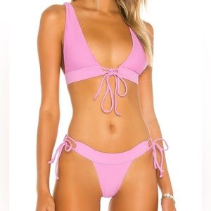 Lovers + Friends Pink Bikini